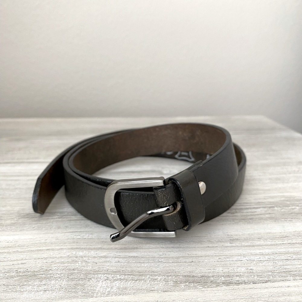 Brown Leather Women’s Belt S size